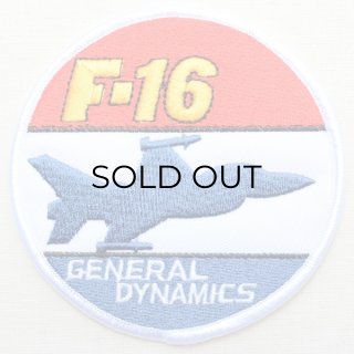 ミリタリーワッペン F-16 General Dynamics アメリカ空軍(戦闘機