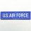 画像1: ミリタリーワッペン U.S.Air Force エアフォース Tab アメリカ空軍(ブルー) (1)