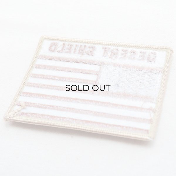 画像3: ワッペン デザートシールド(アメリカ国旗/星条旗/ゴールド) (3)