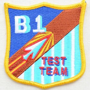 画像1: ミリタリーワッペン B1 Test Team テストチーム アメリカ空軍
