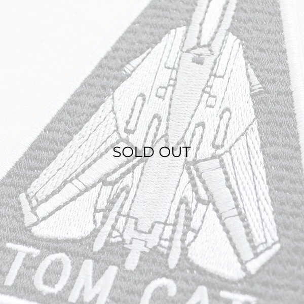 画像2: ミリタリーワッペン Tom Cat トムキャット アメリカ海軍(戦闘機/トライアングル) (2)