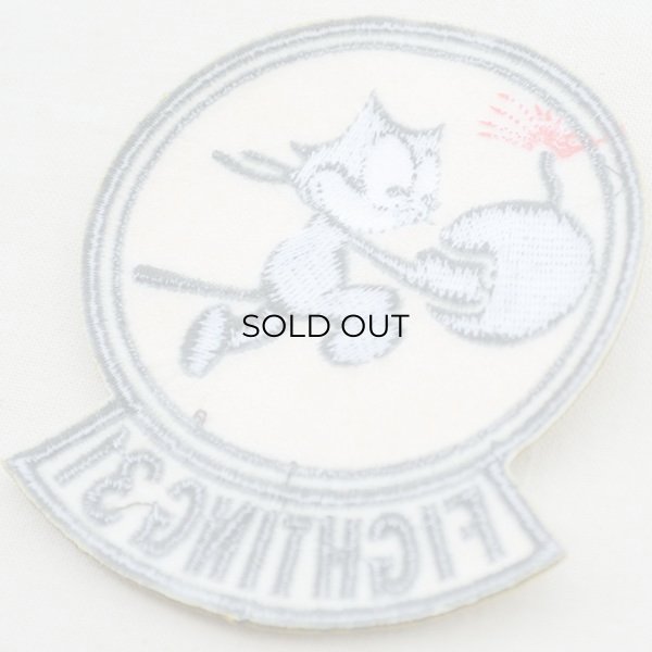 画像3: ミリタリーワッペン Fighting-31 フィリックス ボム(イエロー/エンブレム) (3)