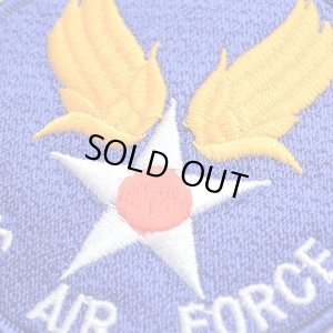 画像2: ミリタリーワッペン US Air Force エアフォース(ブルー/ラウンド)