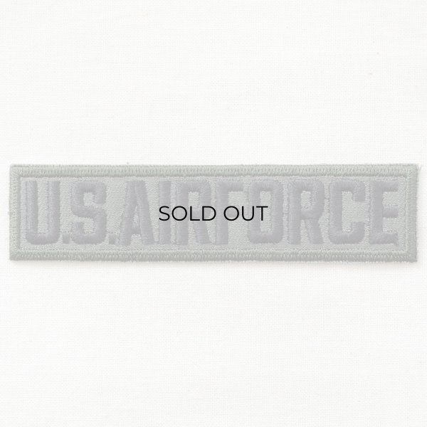 画像1: ミリタリーワッペン U.S.Air Force エアフォース Tab(カーキ&ブラック) (1)