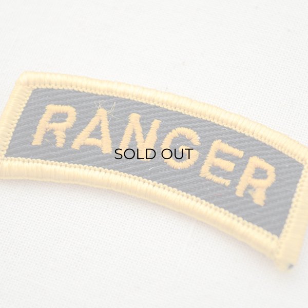 画像2: ミリタリーワッペン Ranger レンジャー(ブラック/扇形) (2)