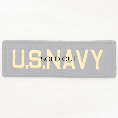 ミリタリーワッペン U.S.Navy アメリカ海軍 Tab(ブラック&ゴールド