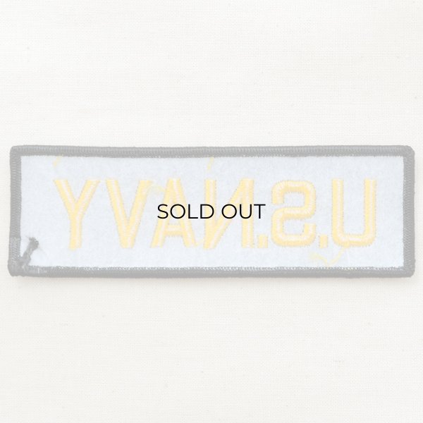 画像3: ミリタリーワッペン U.S.Navy アメリカ海軍 Tab(ブラック&ゴールド) (3)