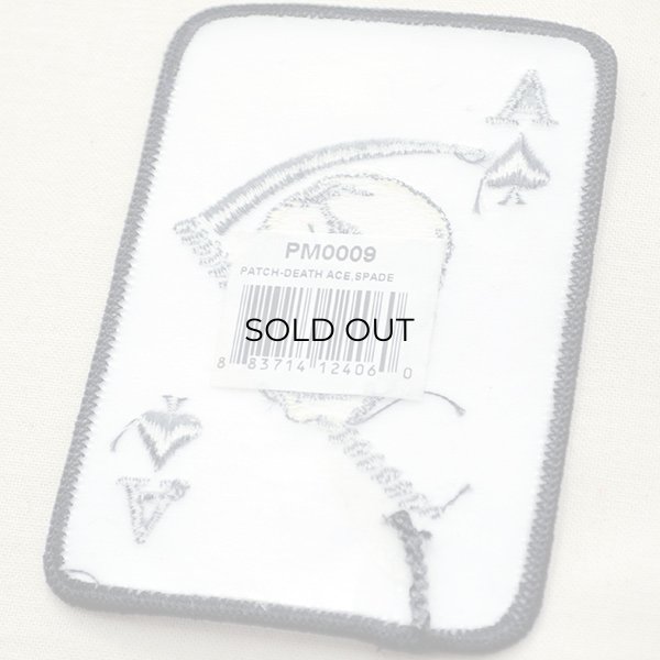 画像3: ミリタリーワッペン Death Ace デスエース(スカル/ホワイト) (3)