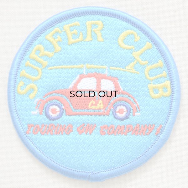 画像1: ワッペン Surfer Club サーファークラブ(車) (1)