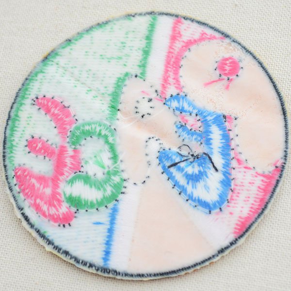 画像3: ワッペン Peace ピースマーク(マルチカラー/ラウンド) (3)