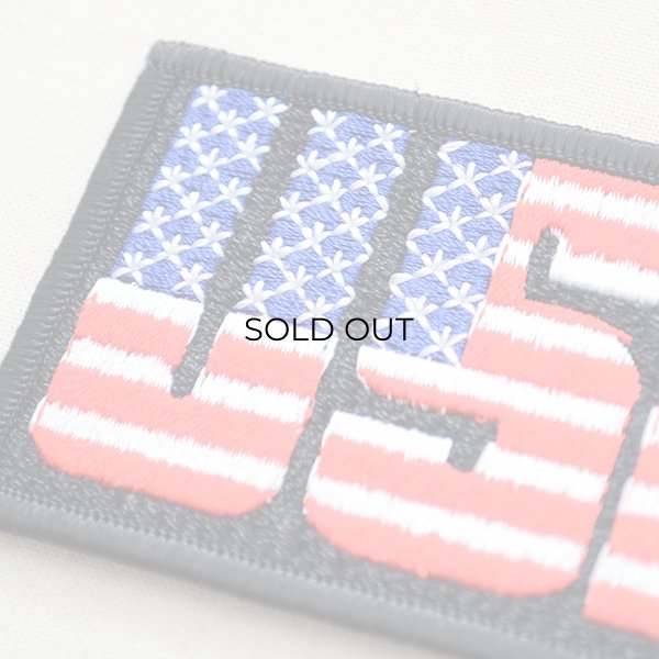 画像2: ワッペン USA(アメリカ国旗・星条旗柄/ブラック) (2)