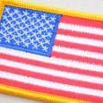 画像2: ワッペン USA アメリカ国旗/星条旗(スタンダード/イエローフレーム) (2)