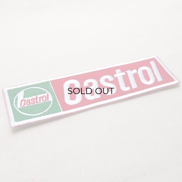 画像2: ロゴワッペン カストロール Castrol モーターオイル(レクタングル) (2)