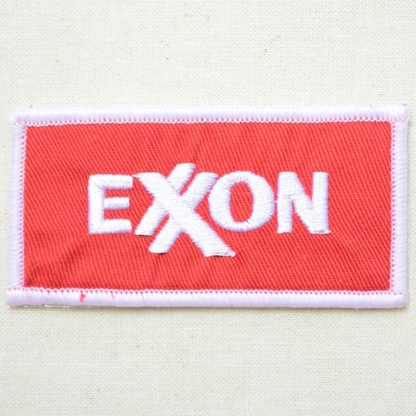 画像1: ロゴワッペン エクソンモービル Exxon Mobil(オイル) (1)