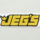 ロゴワッペン Jegs ジェグス パーツ(シール/アイロン両用)