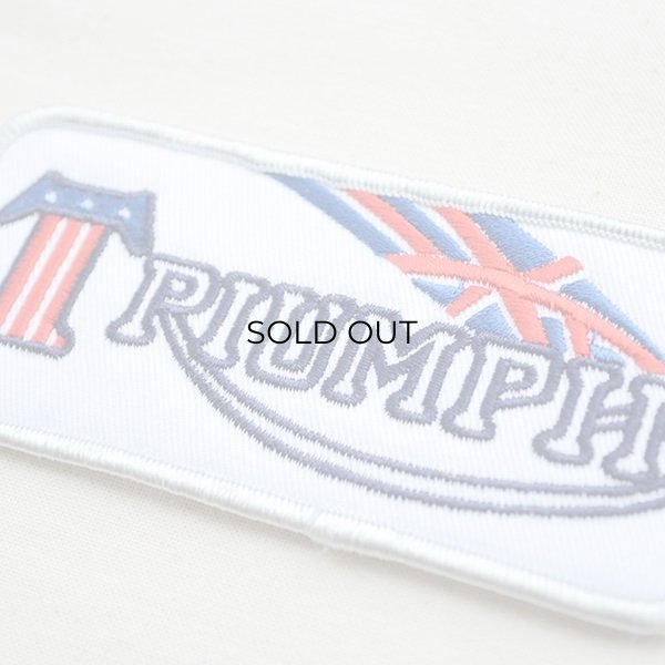 画像2: ロゴワッペン トライアンフ Triumph(ユニオンジャック) (2)