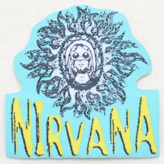 音楽ワッペン ニルヴァーナ/NIRVANA(ボーダー) | ワッペン