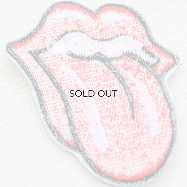 画像3: 音楽ワッペン ローリングストーンズ  リップス&タン(レッド) (3)