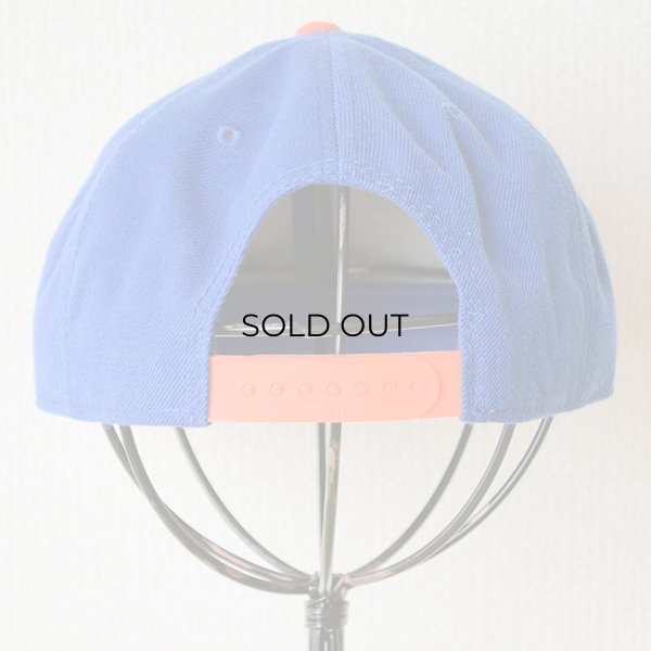 画像4: 帽子/キャップ オットー Otto フラットバイザー ウールブレンド(オレンジ×ロイヤルブルー) *メール便不可 (4)