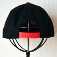 画像4: 帽子/キャップ オットー Otto フラットバイザー コットンツイル(レッド×ブラック) *メール便不可 (4)