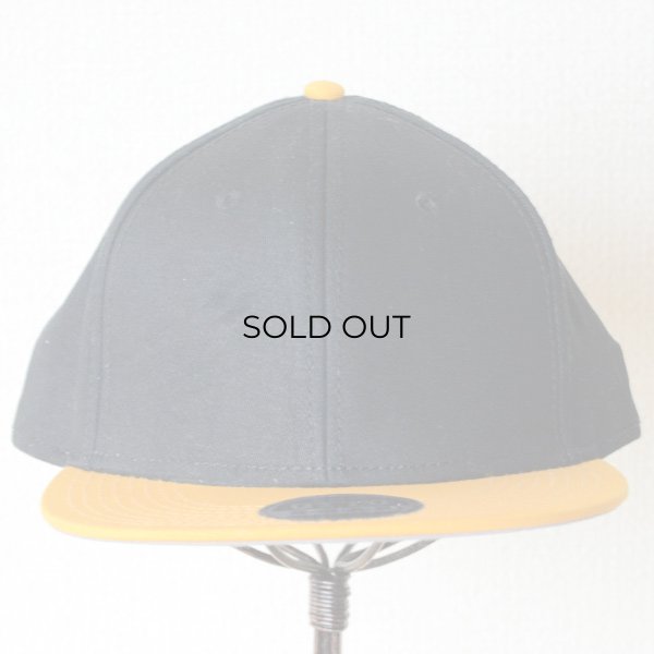 画像2: 帽子/キャップ オットー Otto フラットバイザー コットンツイル(イエローゴールド×ブラック) *メール便不可 (2)