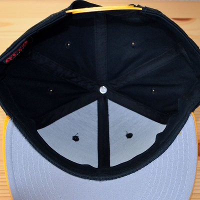 画像2: 帽子/キャップ オットー Otto フラットバイザー コットンツイル(イエローゴールド×ブラック) *メール便不可