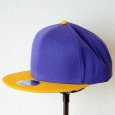 画像1: 帽子/キャップ オットー Otto フラットバイザー ウールブレンド(イエローゴールド×パープル) *メール便不可 (1)