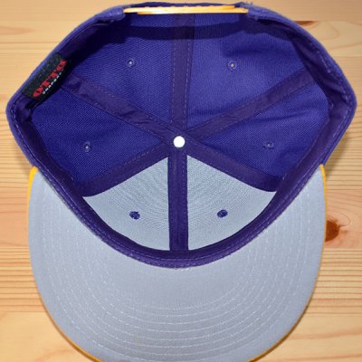 画像2: 帽子/キャップ オットー Otto フラットバイザー ウールブレンド(イエローゴールド×パープル) *メール便不可