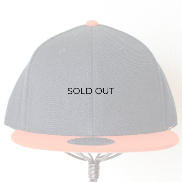 画像2: 帽子/キャップ オットー Otto フラットバイザー ウールブレンド(オレンジ×ブラック) *メール便不可 (2)