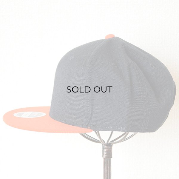 画像5: 帽子/キャップ オットー Otto フラットバイザー ウールブレンド(オレンジ×ブラック) *メール便不可 (5)