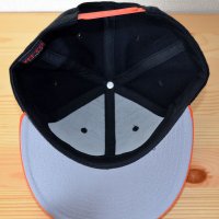 画像2: 帽子/キャップ オットー Otto フラットバイザー ウールブレンド(オレンジ×ブラック) *メール便不可
