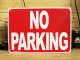 看板/プラサインボード 駐車禁止 No Parking *メール便不可