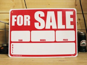 画像1: 看板/プラサインボード 売ります For Sale *メール便不可