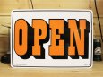 画像1: 看板 プラサインボード オープン/クローズド Open/Closed(両面プリント) *メール便不可 (1)