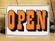 看板/プラサインボード オープン/クローズド Open/Closed(両面プリント) *メール便不可