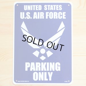 画像1: 看板/プラサインボード アメリカ空軍専用駐車場 U.S.Air Force Parking *メール便不可