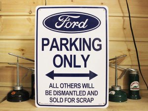 画像1: 看板/プラサインボード フォード専用駐車場 Ford Parking *メール便不可
