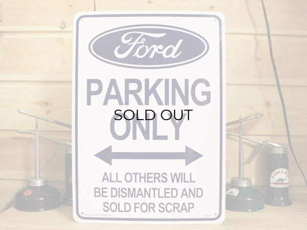 画像1: 看板 プラサインボード フォード専用駐車場 Ford Parking *メール便不可 (1)