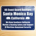 画像1: 看板 プラサインボード サンタモニカベイ Santa Monica Bay *メール便不可 (1)