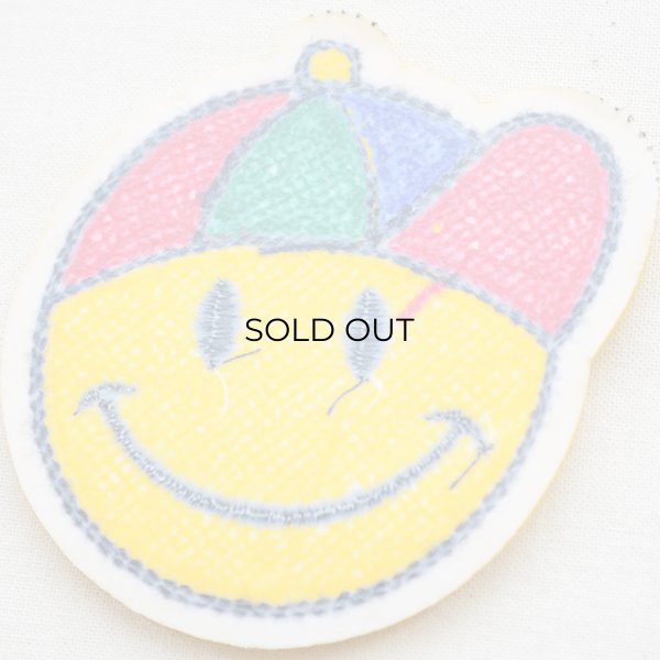 画像3: もこもこワッペン スマイルマーク(帽子) スマイリーフェイス (3)