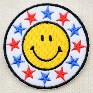 ワッペン スマイルマーク/スマイリーフェイス(マルチ) | ワッペン