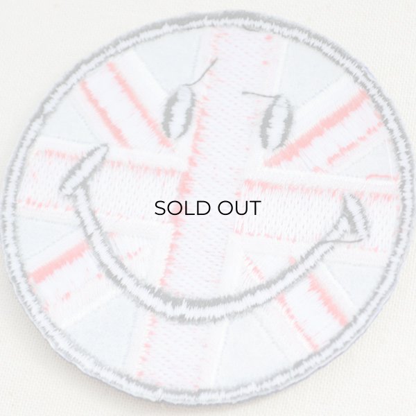 画像3: ワッペン スマイルマーク/スマイリーフェイス(イギリス国旗/ユニオンジャック) (3)