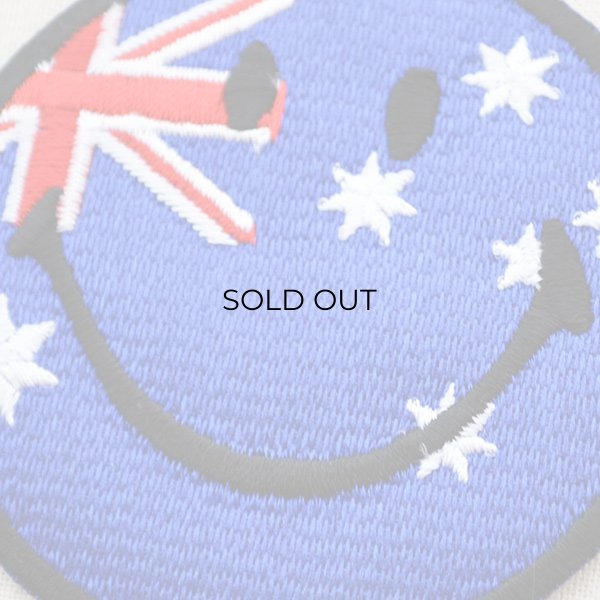 画像2: ワッペン スマイルマーク/スマイリーフェイス(オーストラリア国旗) (2)