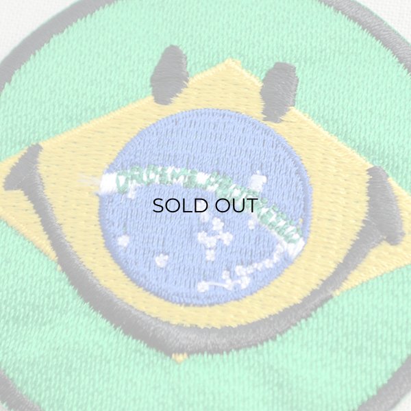 画像2: ワッペン スマイルマーク/スマイリーフェイス(ブラジル国旗) (2)