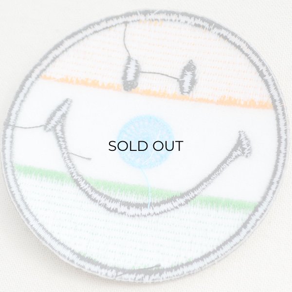 画像3: ワッペン スマイルマーク/スマイリーフェイス(インド国旗) (3)