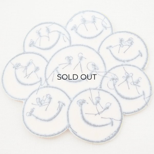 画像3: ワッペン スマイルマーク/スマイリーフェイス(マルチ) (3)