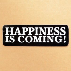 画像1: メッセージステッカー Happiness is coming