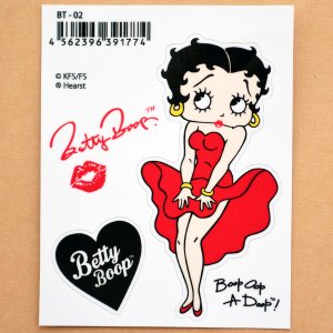 画像2: ステッカー/シール ベティブープ Betty Boop(モンロー)