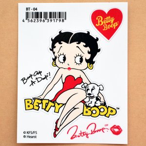 画像2: ステッカー/シール ベティブープ Betty Boop(ロゴw/パジー)
