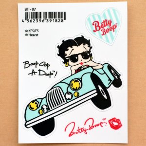 画像2: ステッカー/シール ベティブープ Betty Boop(オープンカー)
